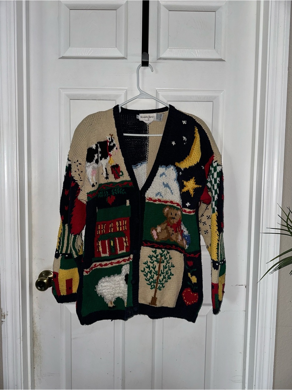 Vintage Alexandra Bartlett Novelty Sweater Size Medium